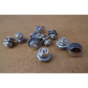 Parafuso Cromado Parachoque Fusca 77 à 96 - Jogo