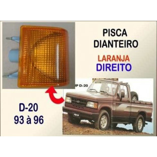 Lanterna Pisca Dianteiro D-20 93 à 96 Laranja Direito