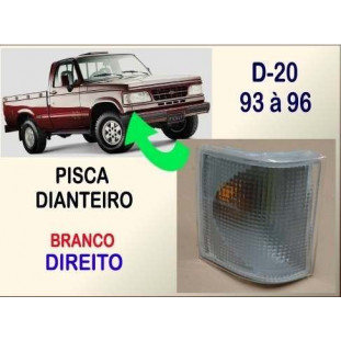 Lanterna Pisca Dianteiro D-20 93 à 96 Branco Direito