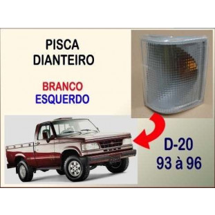 Lanterna Pisca Dianteiro D-20 93 à 96 Branco Esquerdo