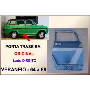 Porta Traseira Original Veraneio 64 à 88 Original Direita