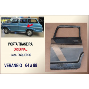 Porta Traseira Original Veraneio 64 à 88 Original Esquerda