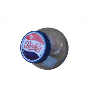 Baleiro Pote Redondo Pepsi Médio Vidro Decoração com Tampa