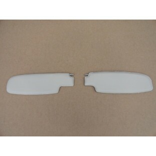 Quebra Sol Fusca 1975 a 1977 Branco e Preto - Par