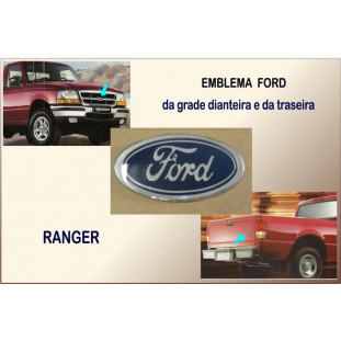 Ranger - Emblema Ford Oval Pequeno