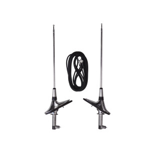 Antena Traseira Bel Air Impala 1961 e 62 Cromada Nova - Par