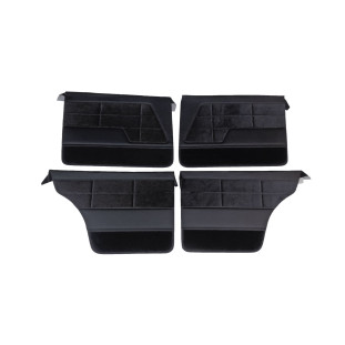 Forro Porta Opala 4 Portas 85 À 90 Preto Com Cinza - Jogo