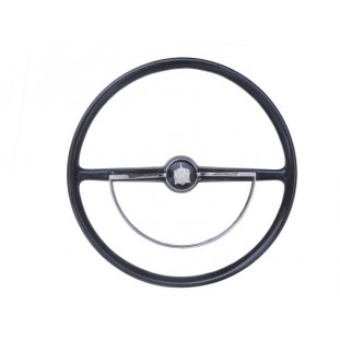 Volante Fusca 70 à 73 Cálice Estria Grossa Preto Original Restaurado