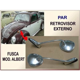 Retrovisor Fusca até 1970 Modelo Albert - Par