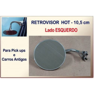 Retrovisor Hot 10,5cm Esquerdo