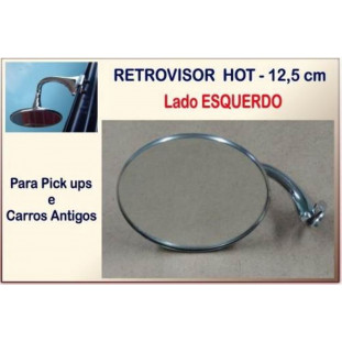 Retrovisor Hot 12,5cm Esquerdo