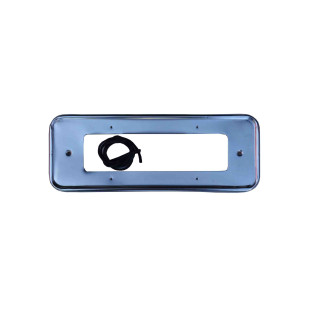 Suporte Moldura Placa Traseira Fusca 1970 Em Diante Cromada