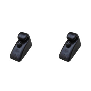 Suporte do Quebra Sol Preto D-20 A-20 Veraneio Monza - Par
