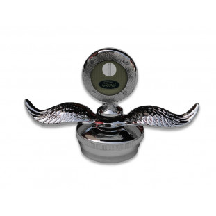 Tampa do Radiador com Termômetro e Asa Ford Model A 1930 1931 Importado - Jogo