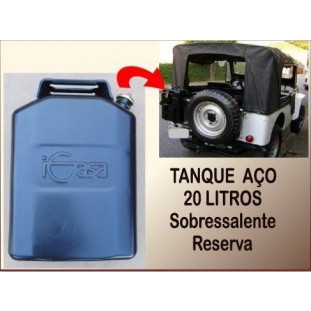 Tanque Combustível Jeep 20 Litros Sobressalente Reserva