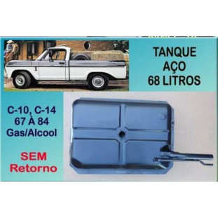 Tanque Combustível 68 Litros C-10 67 à 84 Gas/Alc Sem o Retorno