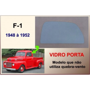 Vidro da Porta F-1 48 à 52 Modelo não Utiliza Quebra Vento Verde