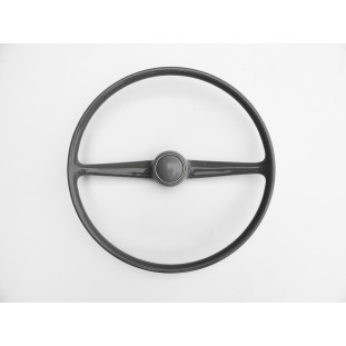 Volante Cinza Kombi Antiga Corujinha até 72 com Botão Original Restaurado