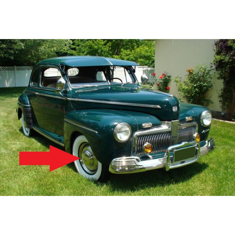 Calota Autómóvel Ford 1942 e Pick-Up 1946 Cromada - Jogo