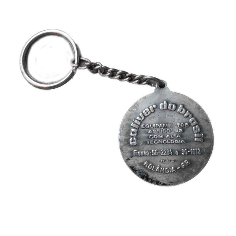 Chaveiro Antigo Coleção Caliver de Rolândia em Metal