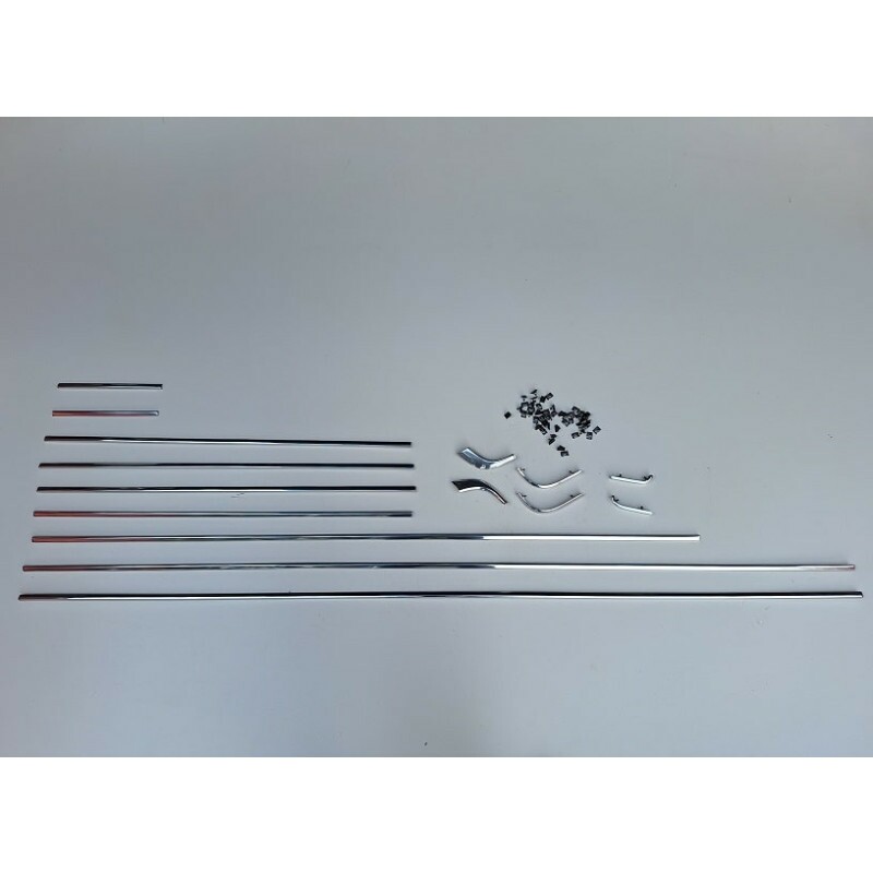 Friso Lateral F-100 Twin Beam 68 À 71 Jogo Completo Novo