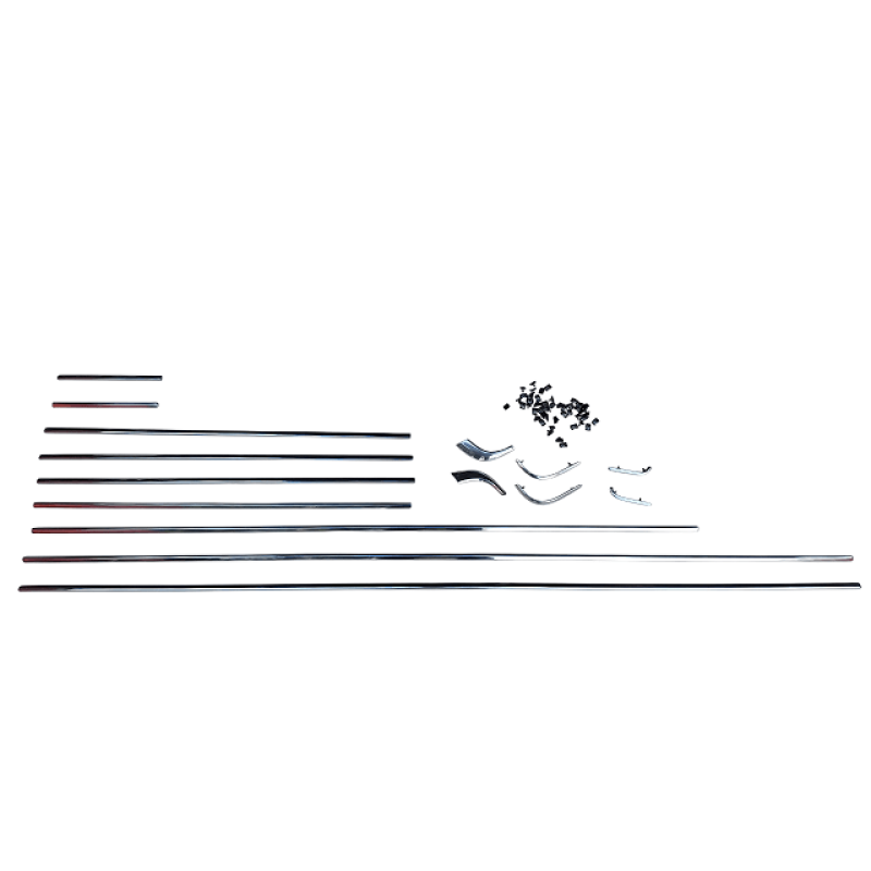 Friso Lateral F-100 Twin Beam 68 À 71 Jogo Completo Novo