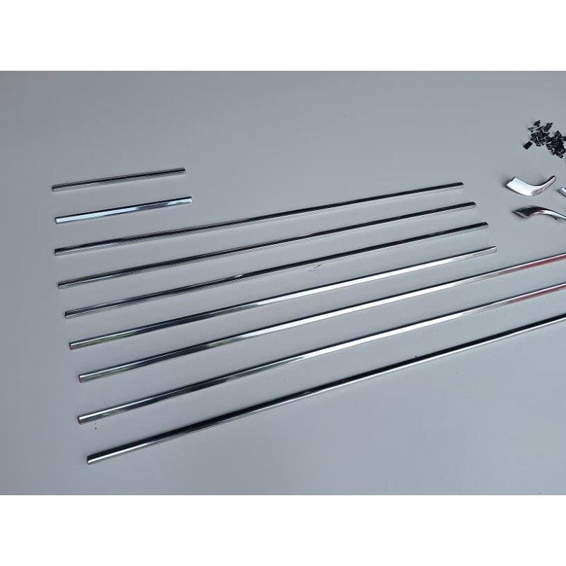 Friso Lateral F-100 Twin Beam 68 À 71 Jogo Completo Novo