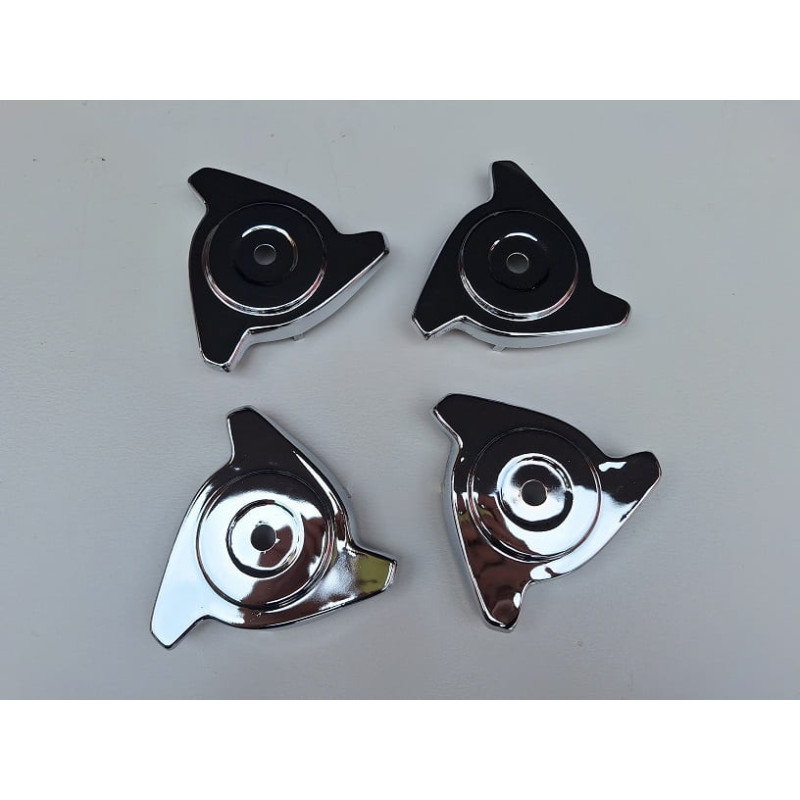 Spinner Da Calota Simca Cromado Novo Jogo Prateado