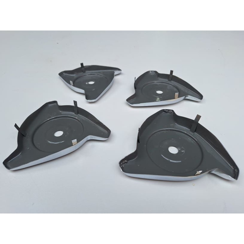 Spinner Da Calota Simca Cromado Novo Jogo Prateado