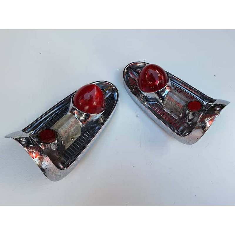 Lanterna Traseira Chevrolet Bel Air 1956 Original - Par