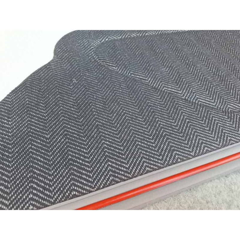 Forro Porta Gol Gti 89 À 94 Vermelho Laguna C/ Carpet + Tecido Traseiro - Jogo