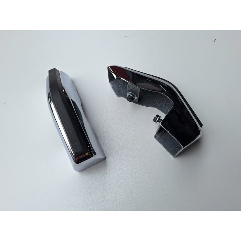 Batente Parachoque Traseiro Maverick Original Restaurado Par