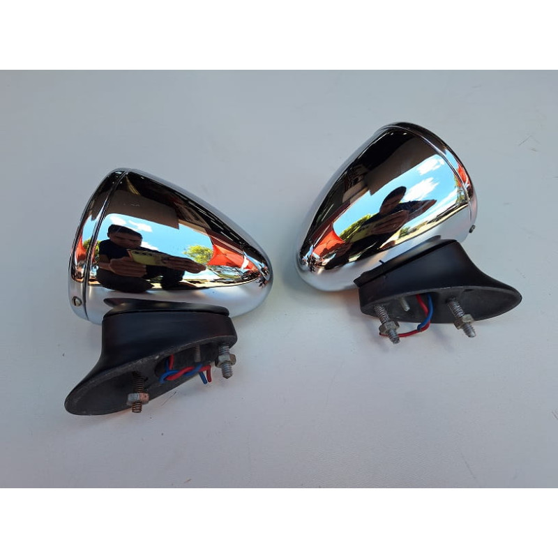 Lanterna Pisca Paralama Teto Pick Up Caminhão Antigo Cromado