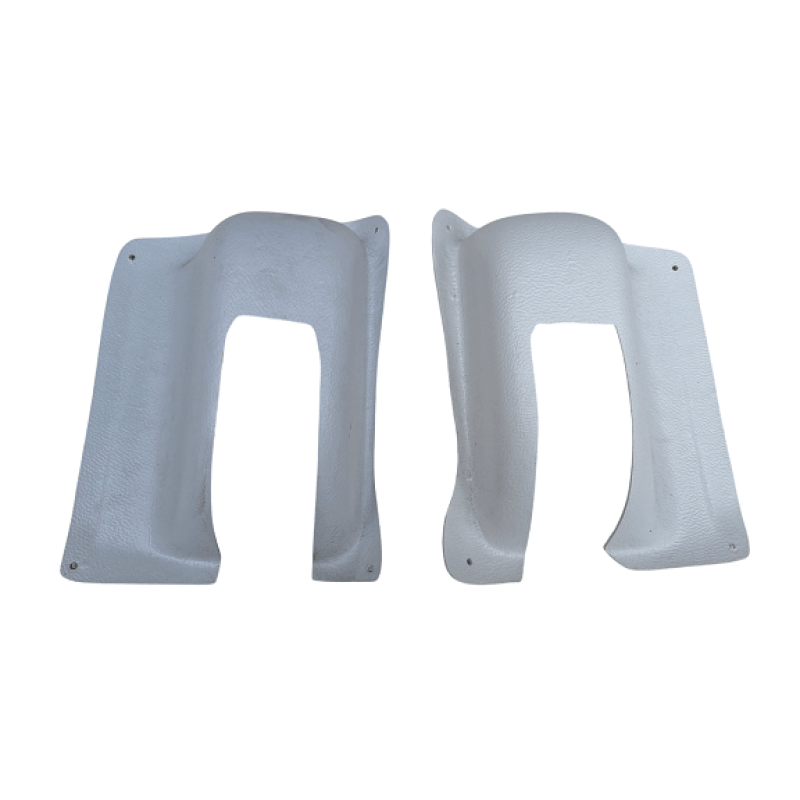 Capa Dobradiça Tampa Traseira Mala Brasilia Branca - Par