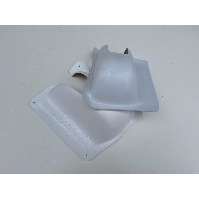 Capa Dobradiça Tampa Traseira Mala Brasilia Branca - Par