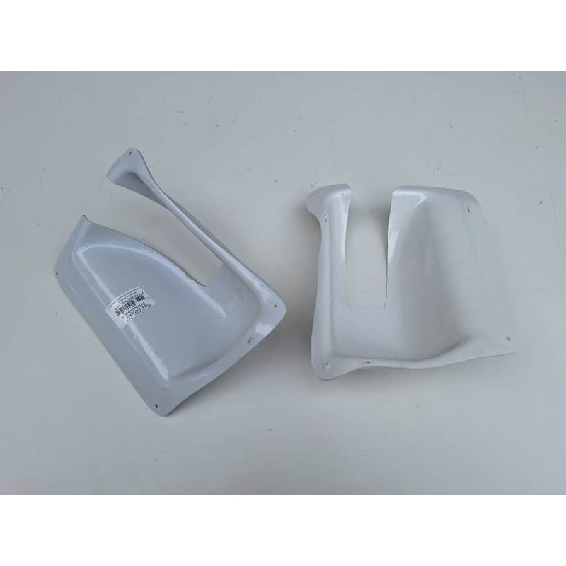 Capa Dobradiça Tampa Traseira Mala Brasilia Branca - Par