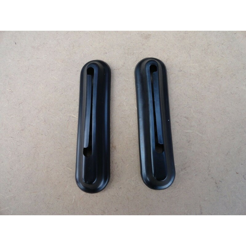 Acabamento Retangular Suporte do Parachoque Fusca 1979 a 1996 - Jogo