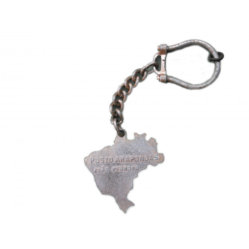 Chaveiro Antigo Coleção Posto Arapongas em Metal