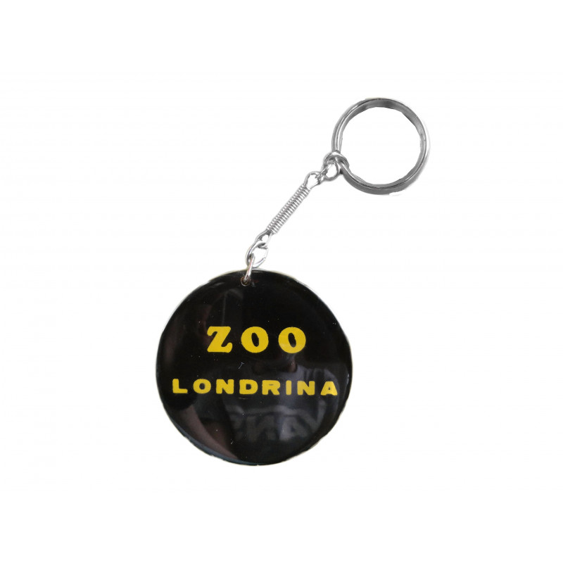 Chaveiro Antigo Coleção Zoo Londrina Em Plástico