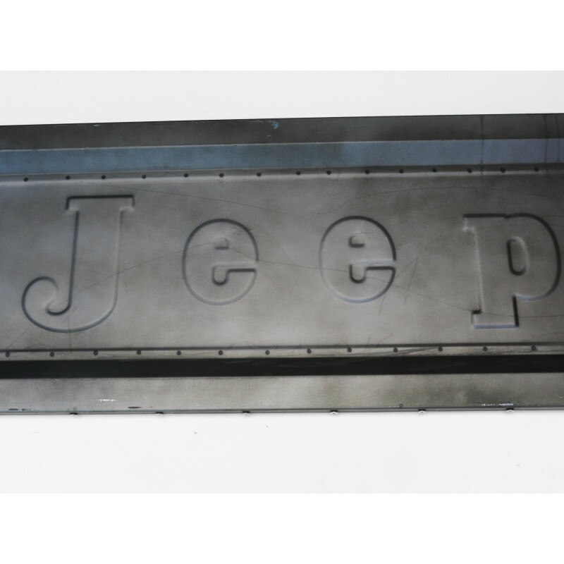 Tampa Traseira Caçamba F-75 Logo Jeep