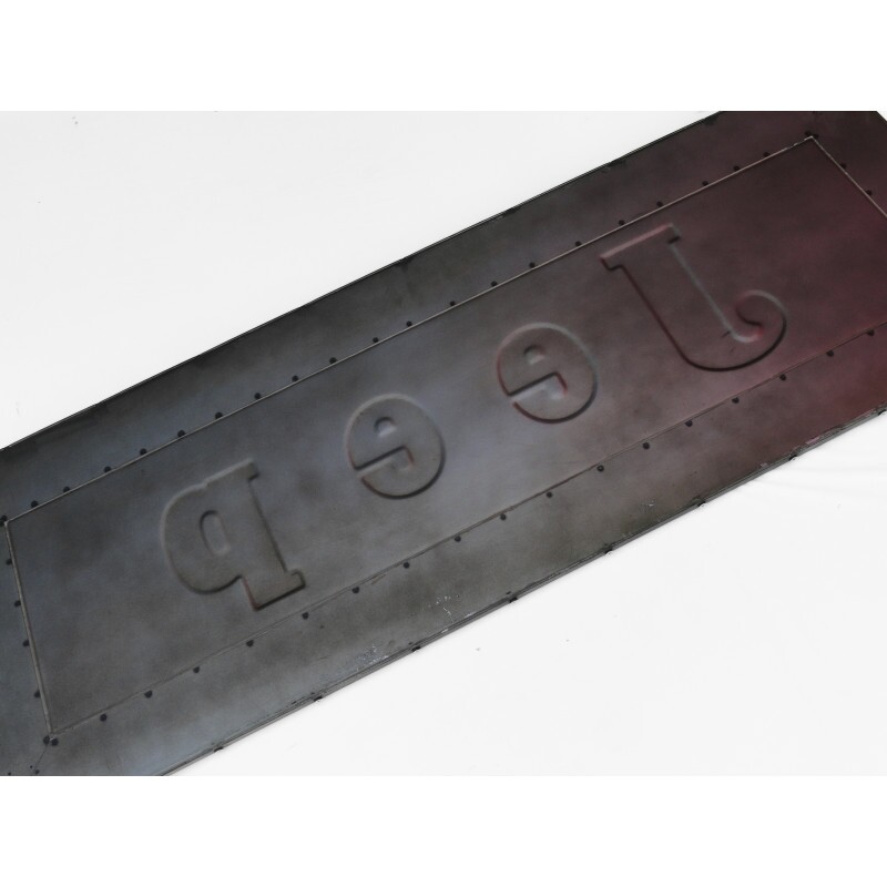 Tampa Traseira Caçamba F-75 Logo Jeep