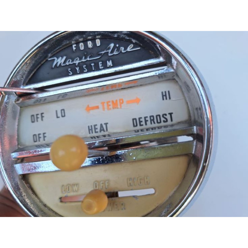 Controle Do Ar Ventilação Thunderbird 1958 À 60 Original