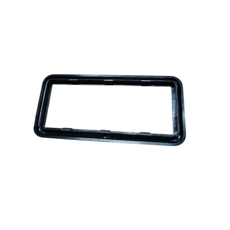  Moldura Maçaneta Interna Opala Caravan 85 em diante Preta 12,5cm - Unitário