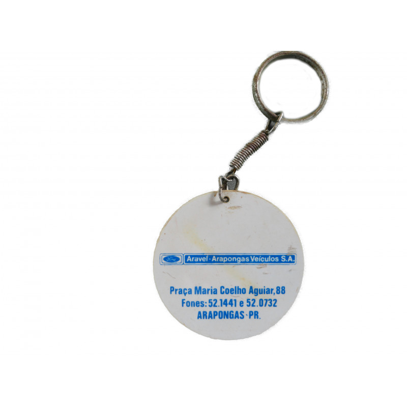Chaveiro Antigo Concessionária Aravel Arapongas e Óleo Castrol GTX