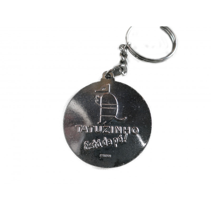 Chaveiro Antigo Coleção Cachaça Caninha Tatuzinho em Metal