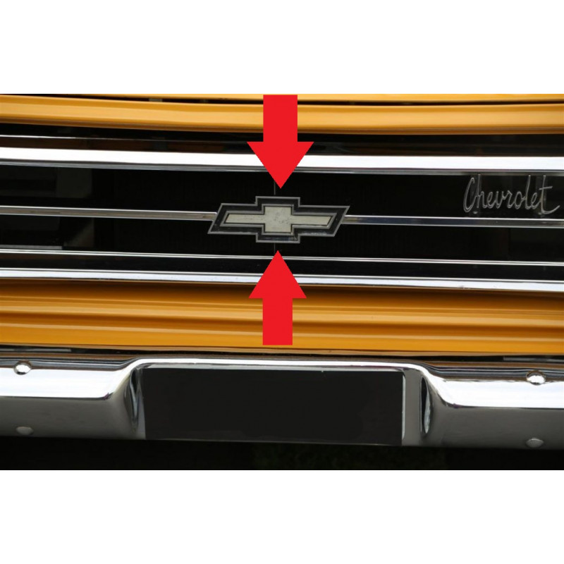 Emblema Gravata Chevrolet Grade Veraneio C-60 D-60 78 Novo