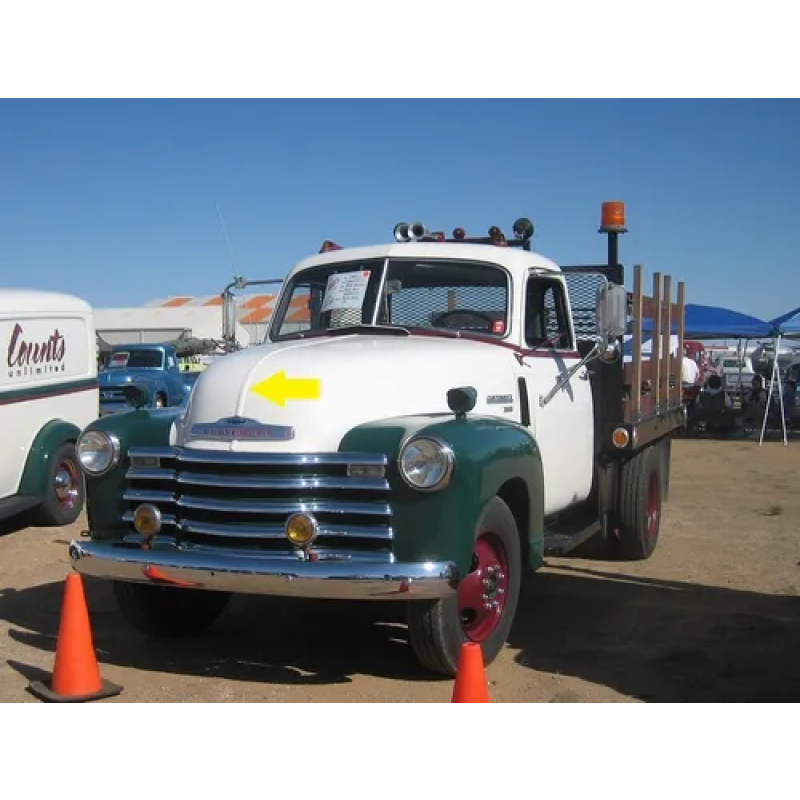 Friso Capô Caminhão Chevrolet 6400 6500 Boca De Sapo 47 À 53
