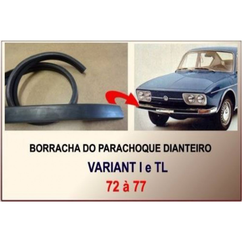 Borracha Parachoque Dianteiro Variant e TL 72 à 77 90CM