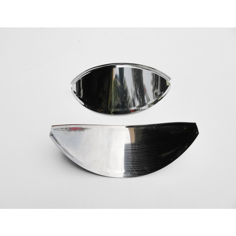 Aba Pestana Farol Olho de Boi Fusca até 72 em Inox - Par