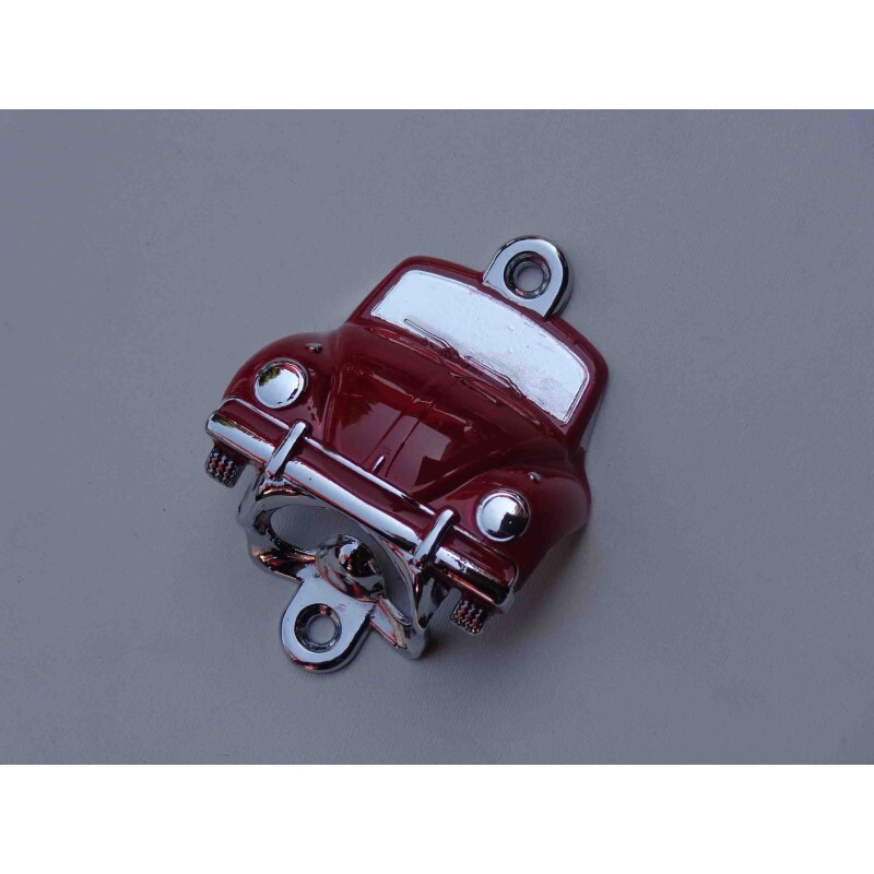 Abridor Tampa Garrafa Decoração Parede Vw Fusca Vermelho